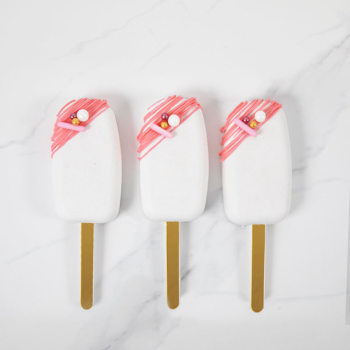 Acrylic CAKESICLE Sticks GOLD Pack of 25 (2)