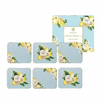 Ashdene Citrus Blooms Coasters Set of 6 (1)