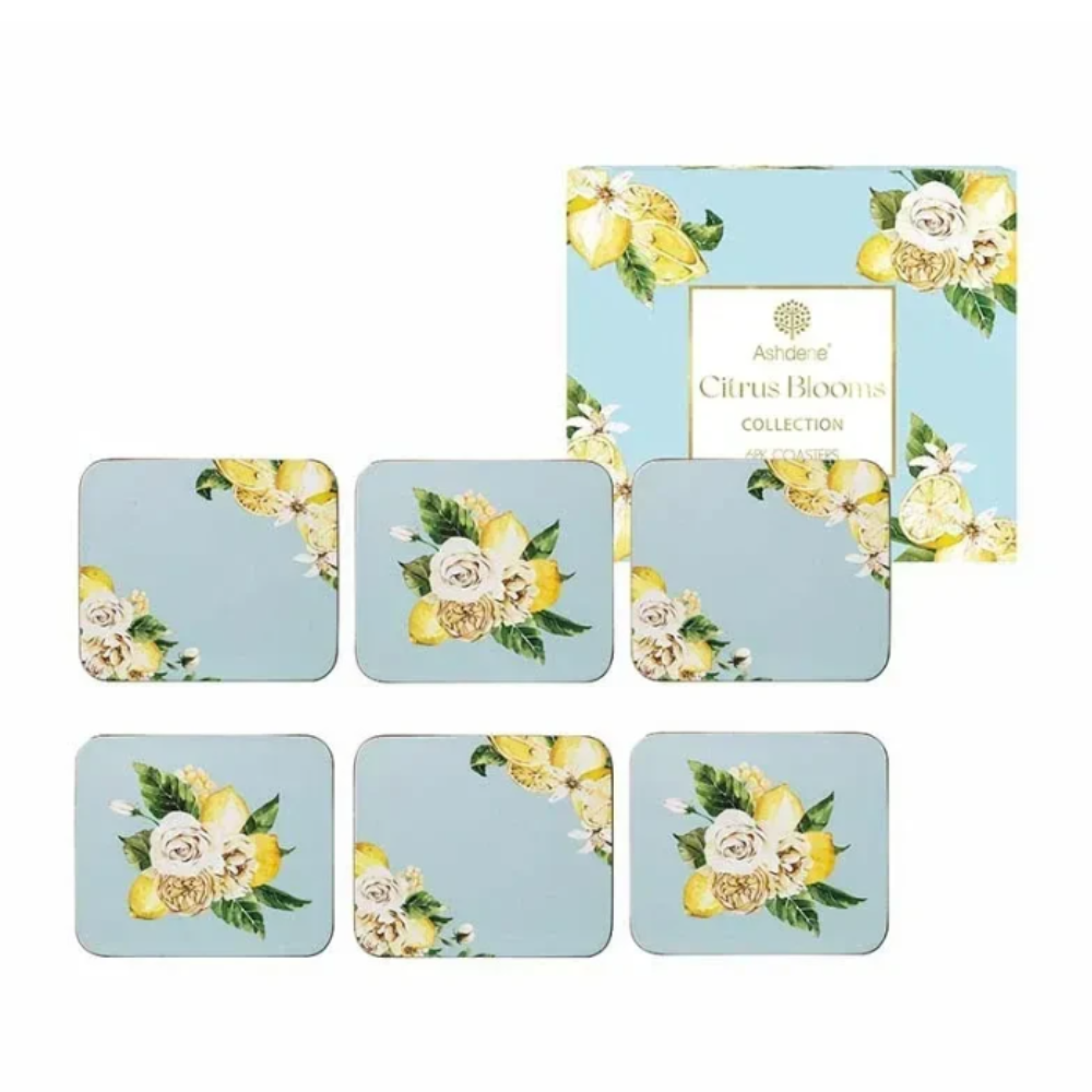 Ashdene Citrus Blooms Coasters Set of 6 (1)
