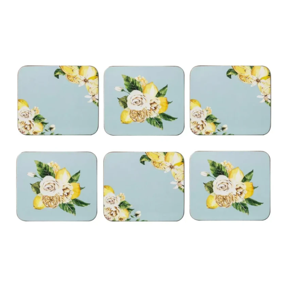 Ashdene Citrus Blooms Coasters Set of 6