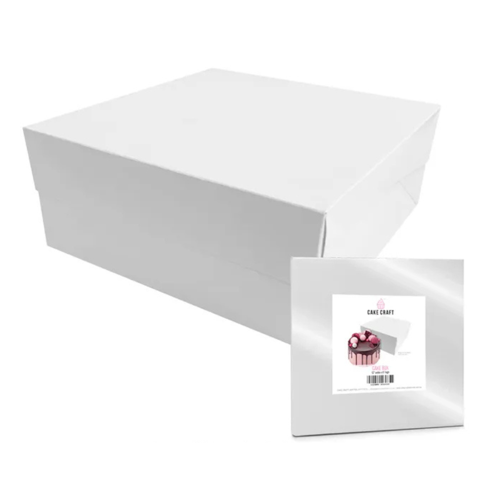 CAKE CRAFT 12X12X6 INCH CAKE BOX