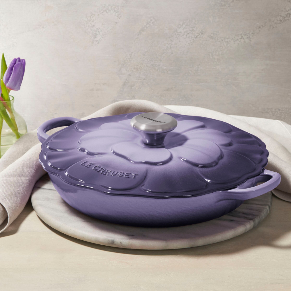 Cast Iron Shallow Casserole Bluebell