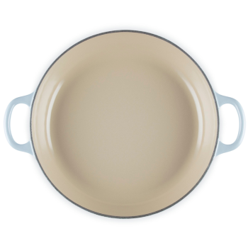 Cast Iron Shallow Casserole Coastal Blue (3)