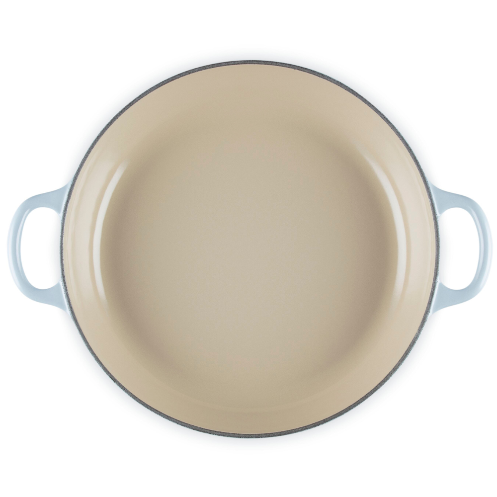 Cast Iron Shallow Casserole Coastal Blue (3)