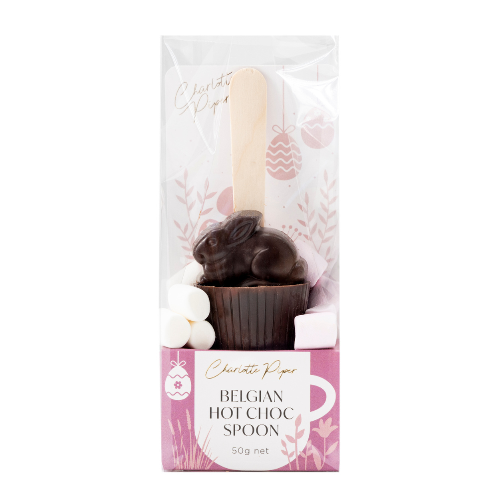 Charlotte Piper Belgian Hot Chocolate Dark Bunny Spoon