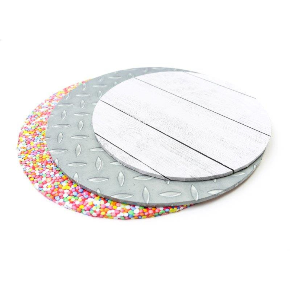 Checkerplate Masonite Cake Board 10 inch (2)