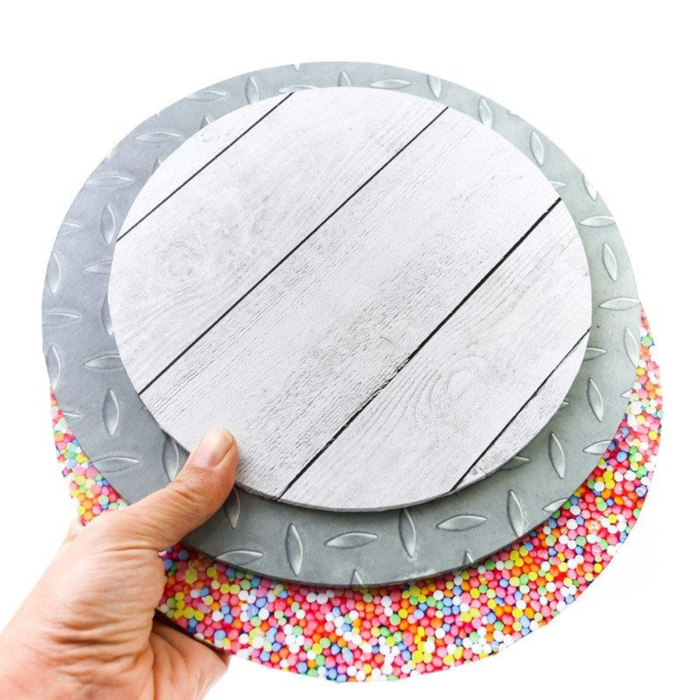 Checkerplate Masonite Cake Board 10 inch (3)