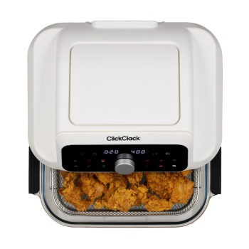 ClickClack Glass Container Air Fryer White