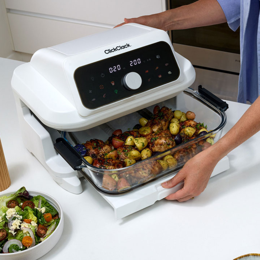 ClickClack Smart Touch Air Fryer White 5.7L (2)