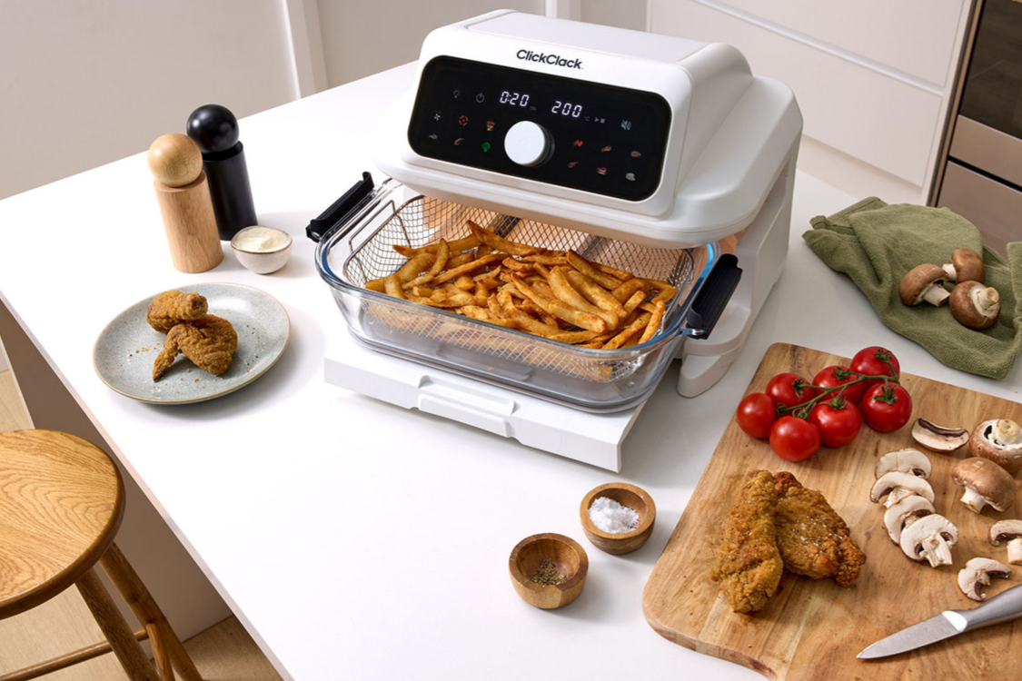 ClickClack Smart Touch Air Fryer White 5.7L (3)
