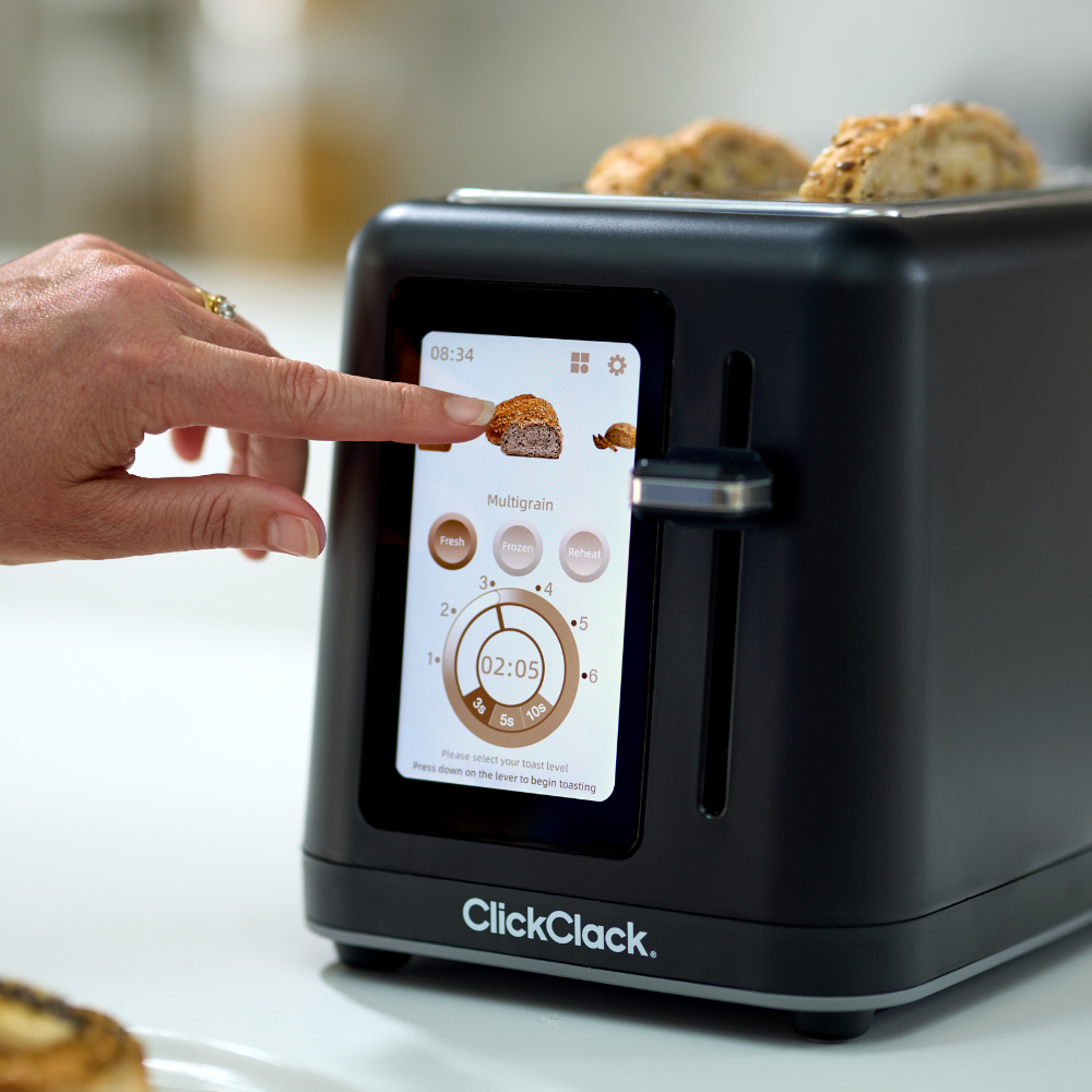ClickClack Toaster Touch Black
