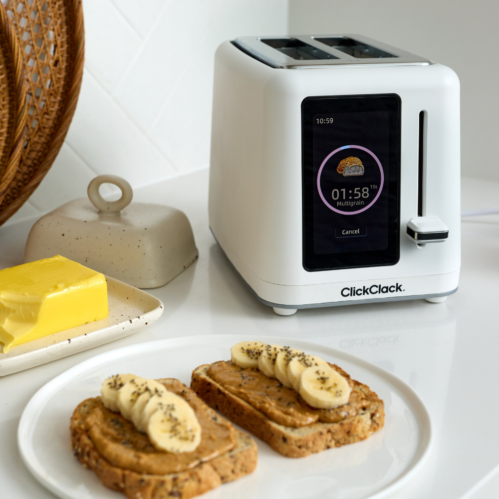 ClickClack Toaster Touch White