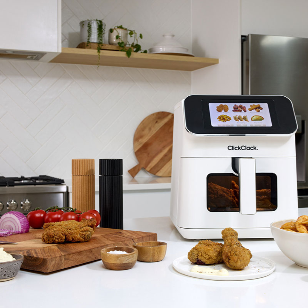ClickClack Touch IQ 6.6L Air Fryer White (2)