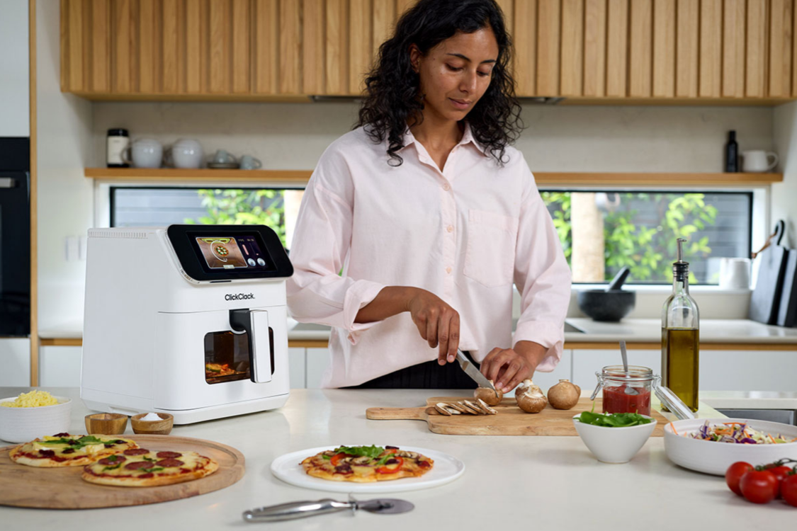 ClickClack Touch IQ 6.6L Air Fryer White