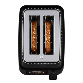 ClickClack Touch IQ Toaster 2 Slice Black (2)
