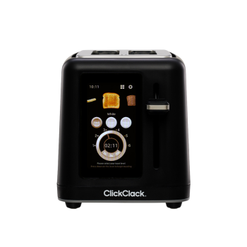 ClickClack Touch IQ Toaster 2 Slice Black (3)