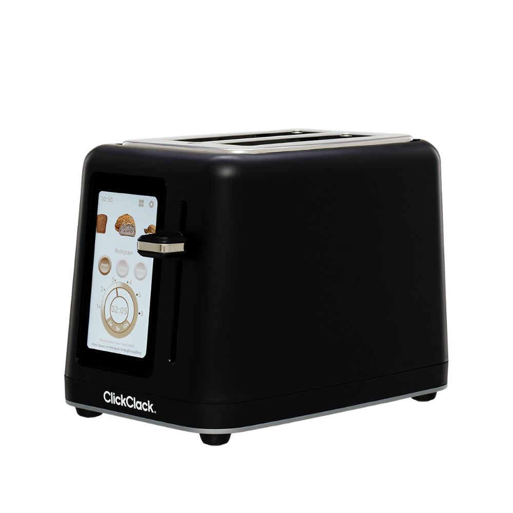 ClickClack Touch IQ Toaster 2 Slice Black (4)
