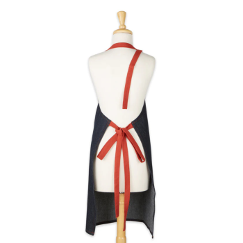 Design Imports Bon Appetit Denim Embroidered Apron (3)