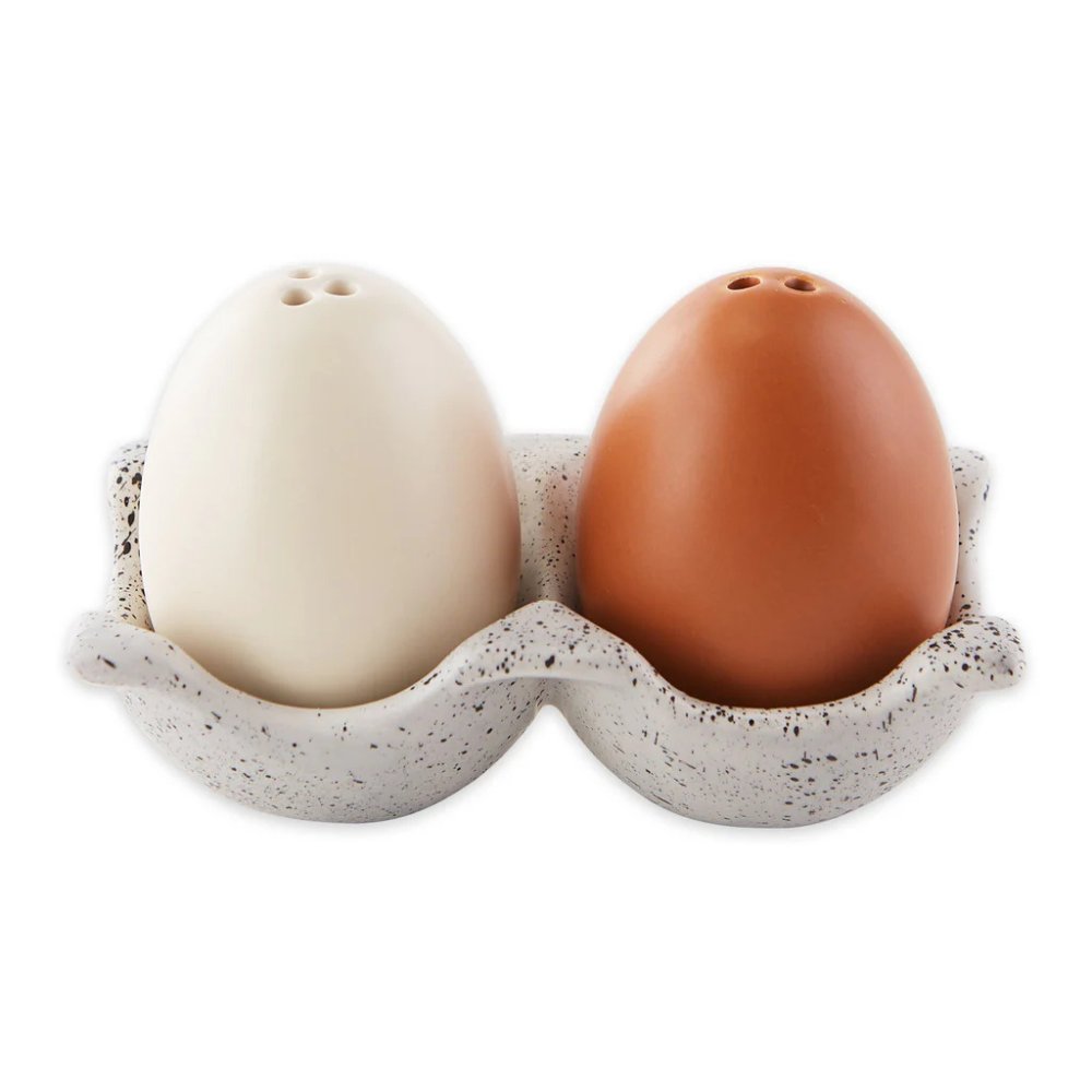 Design Imports Fresh Eggs Ceramic Salt And Pepper Shaker
