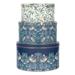 Elite Strawberry Thief Round Cake Tin Set of 3