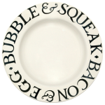 Emma Bridgewater Black Toast Bacon & Egg Plate 27cm