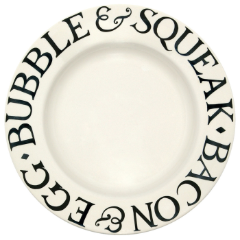 Emma Bridgewater Black Toast Bacon & Egg Plate 27cm