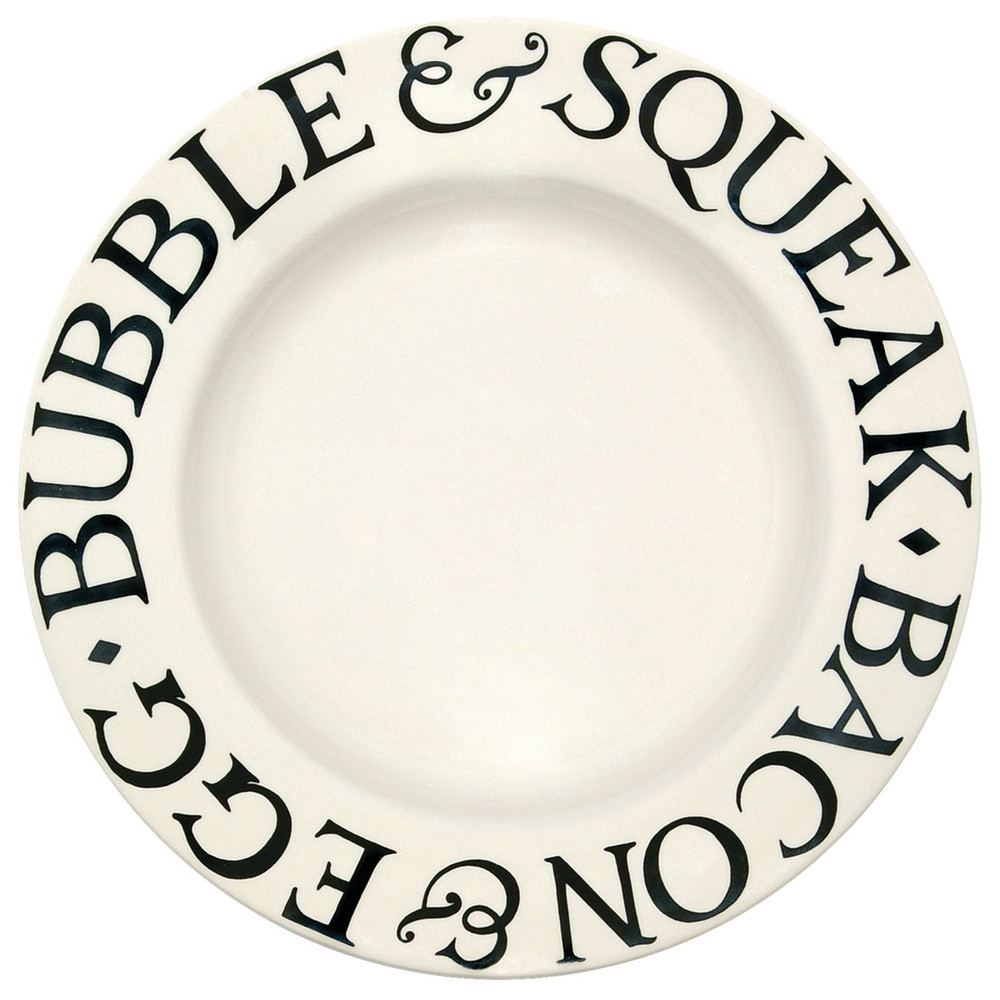Emma Bridgewater Black Toast Bacon & Egg Plate 27cm