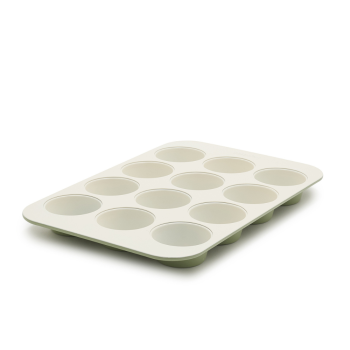 GreenPan Reserve Bakeware Muffin Pan Sage 12 Cup
