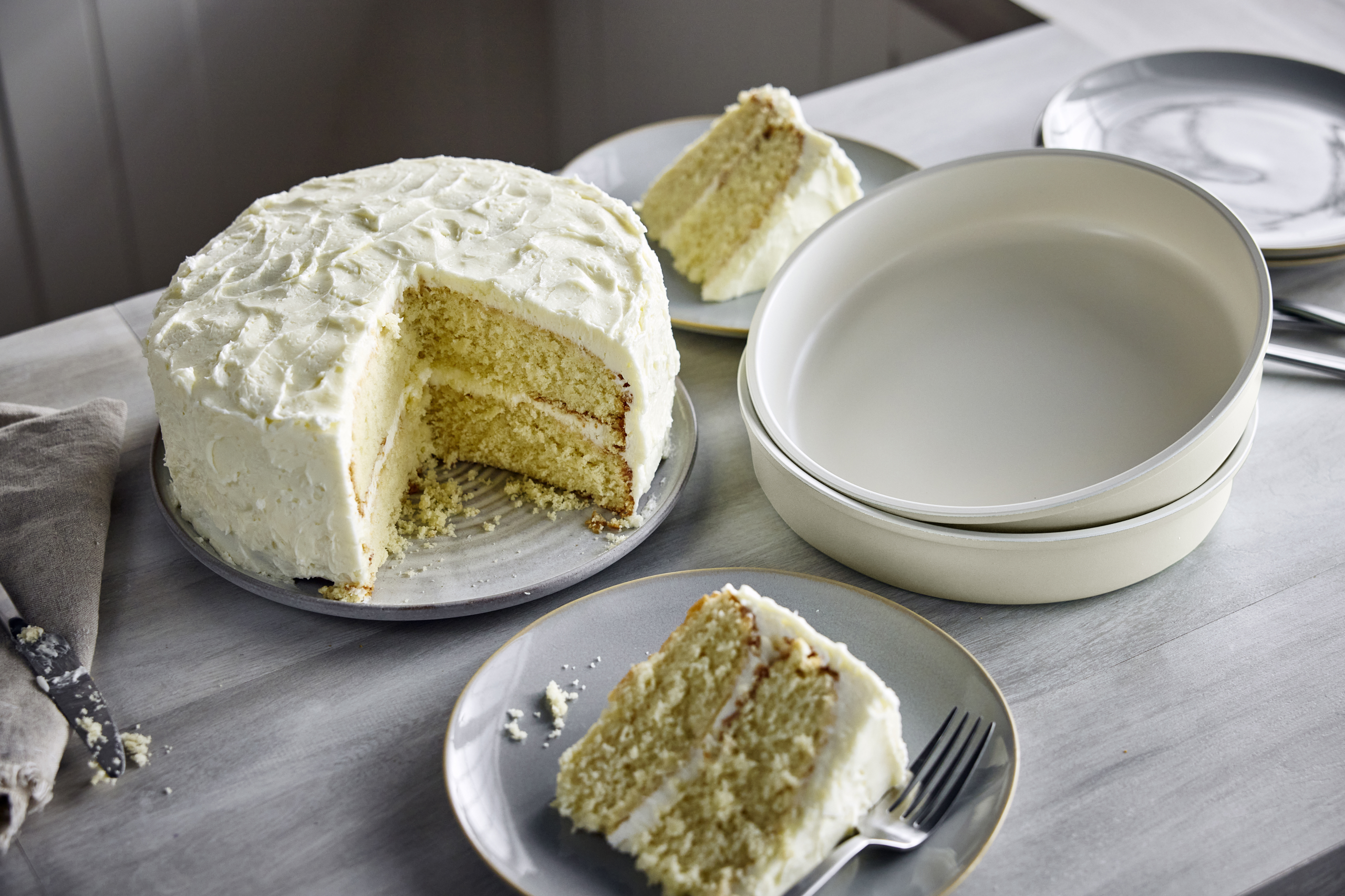 GreenPan Cake Pan Cream