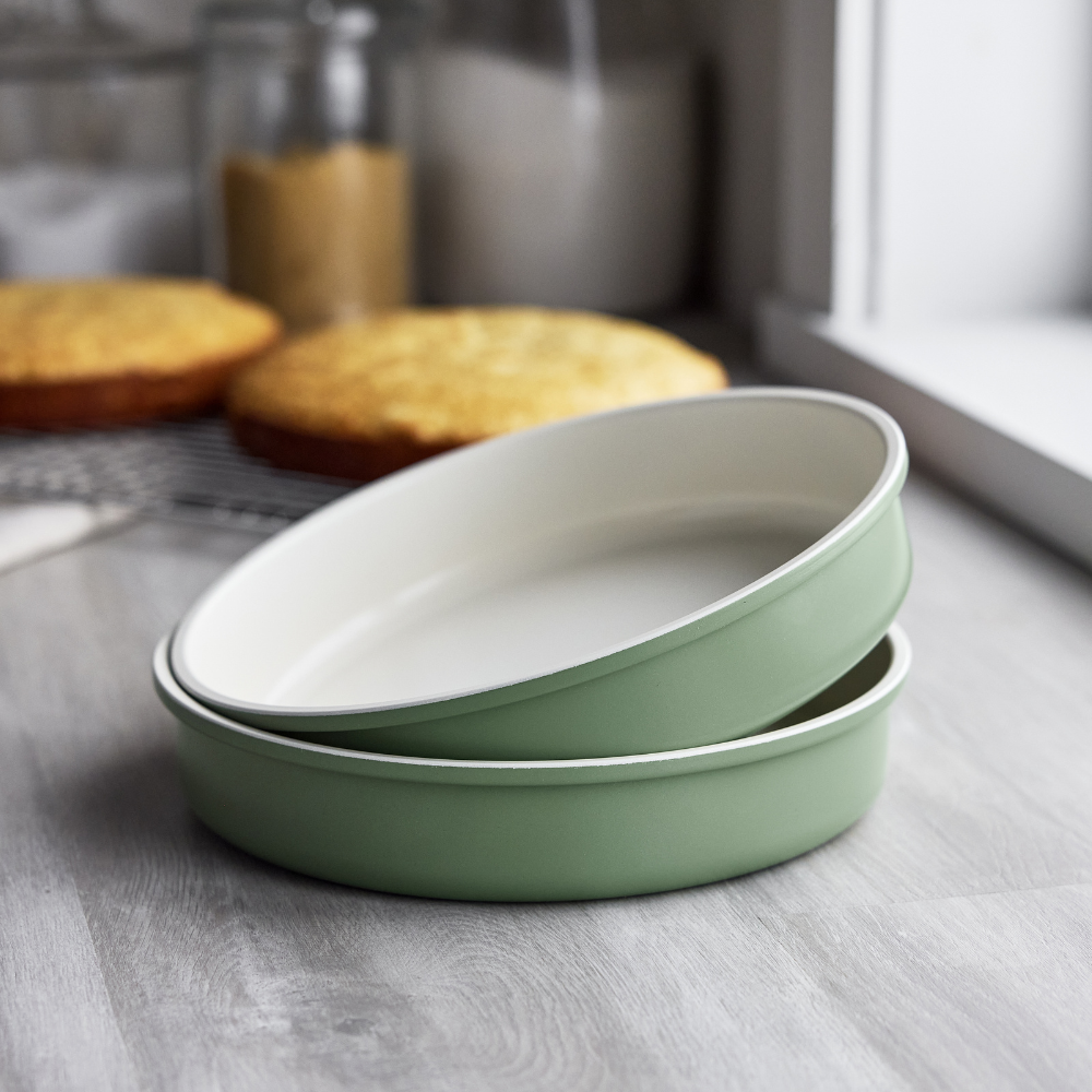 GreenPan Cake Pan Sage (1)