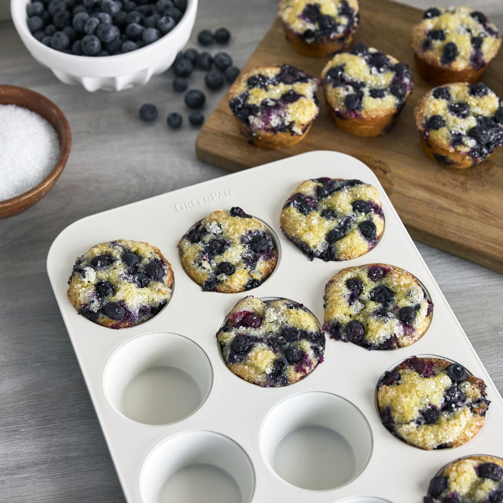 GreenPan Muffin Tray Cream (2)