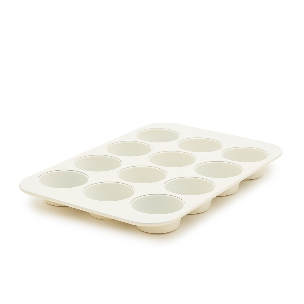 GreenPan Muffin Tray Cream