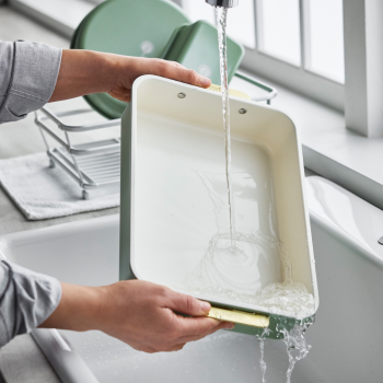 GreenPan Rectangular Cake Pan Sage (3)