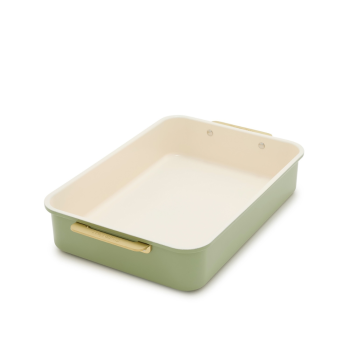 GreenPan Reserve Bakeware Rectangular Cake Pan Sage 30cm