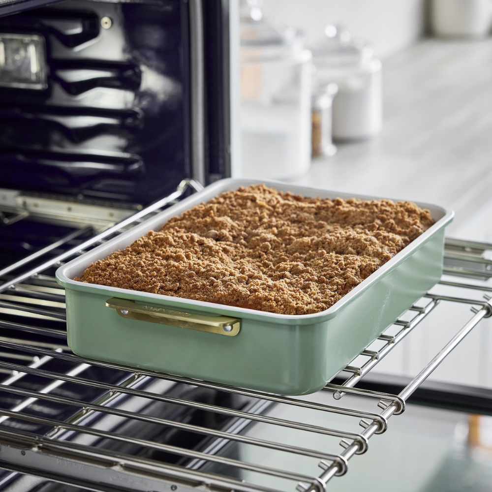 GreenPan Rectangular Cake Pan Sage (4)