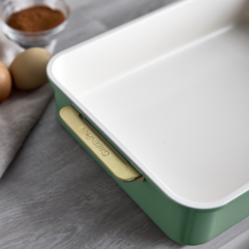 GreenPan Rectangular Cake Pan Sage (5)