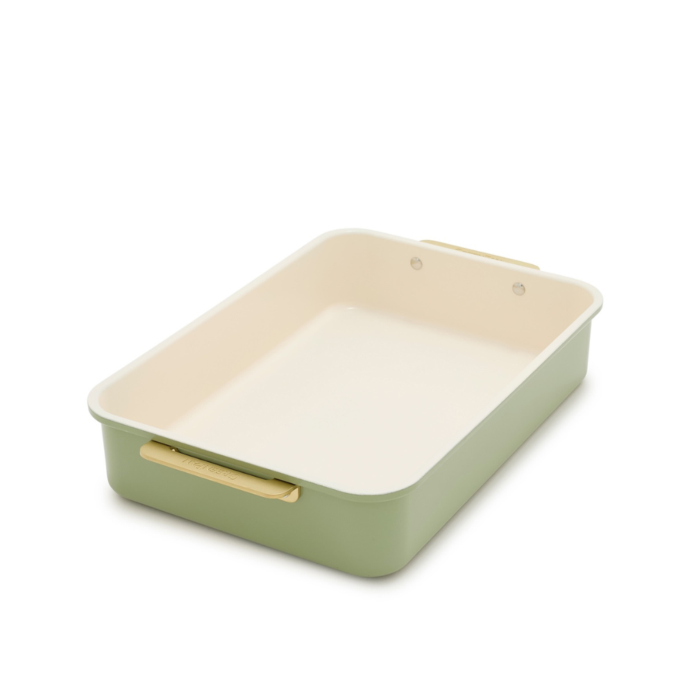 GreenPan Rectangular Cake Pan Sage