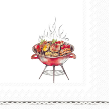 IHR Lunch Napkin BBQ Time