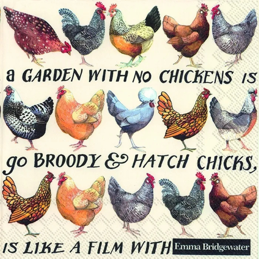 IHR Lunch Napkin Hen and Toast Emma Bridgewater