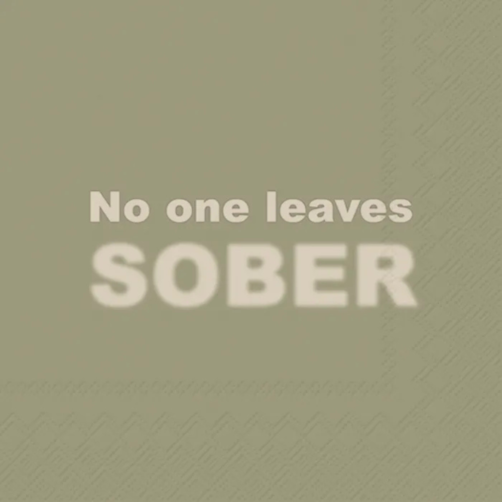 IHR Lunch Napkin Sober