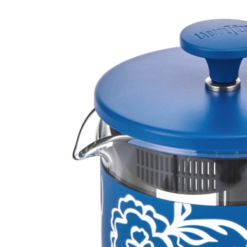 La Cafetiere Piss Plunger Blu Fiorato (1)