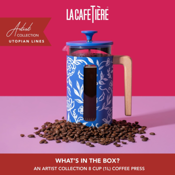 La Cafetiere Piss Plunger Blu Fiorato (6)