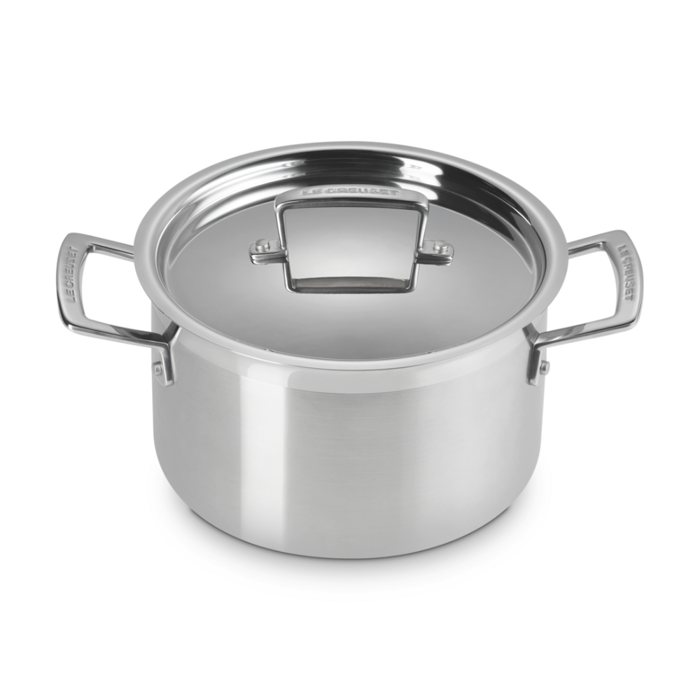 Le Creuset 3 Ply Stainless Casserole 20cm (2)