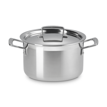 Le Creuset 3-ply Stainless Steel Deep Casserole 20cm/4L
