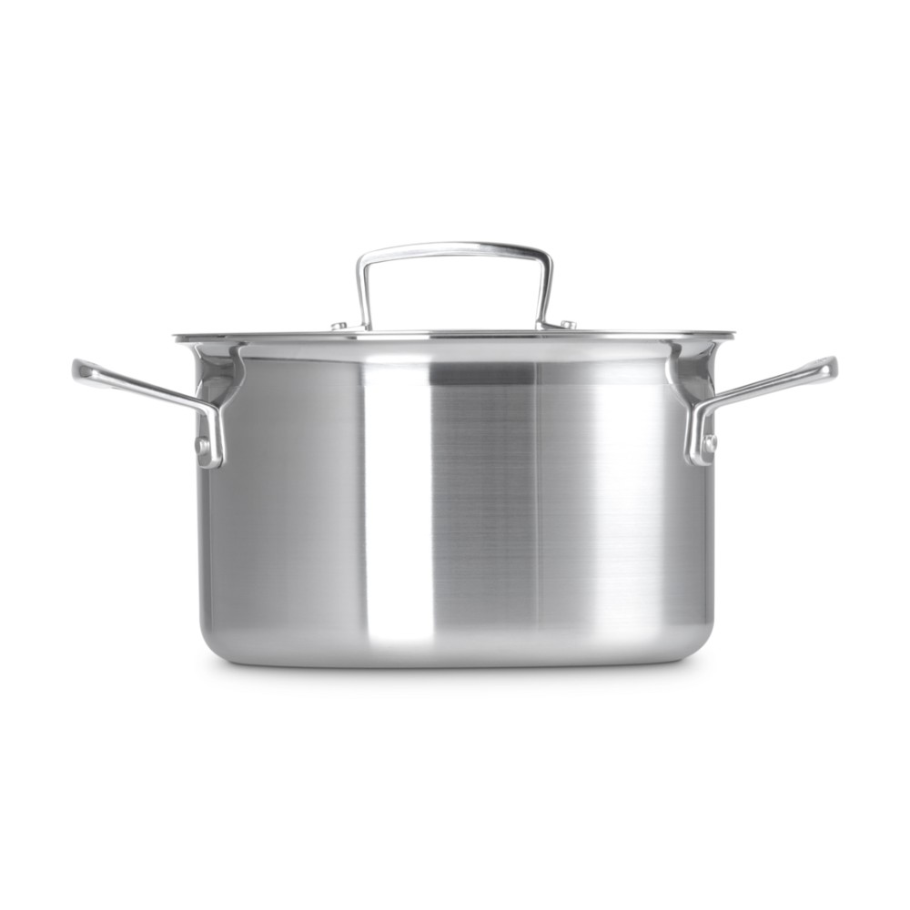 Le Creuset 3 Ply Stainless Casserole 20cm (5)