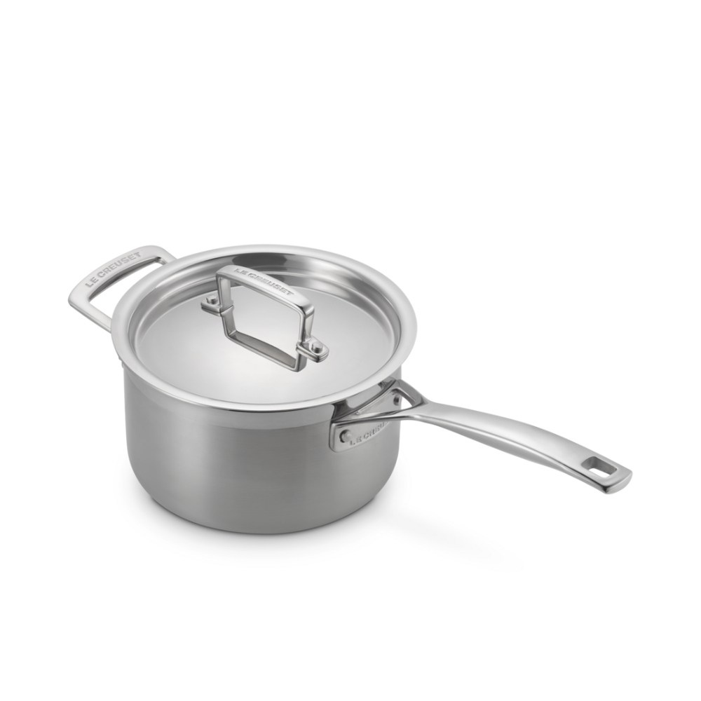 Le Creuset 3 Ply Stainless Saucepan 18cm (6)