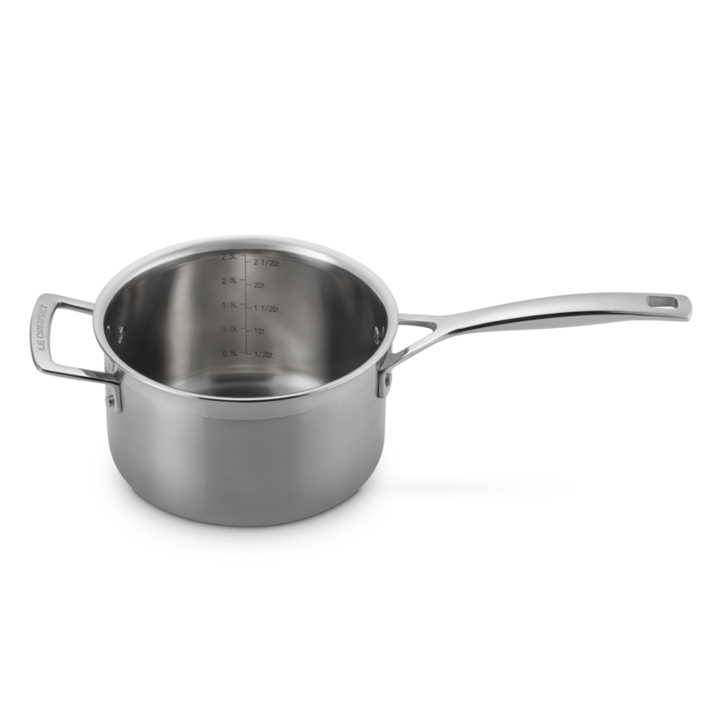 Le Creuset 3 Ply Stainless Saucepan 20cm (4)