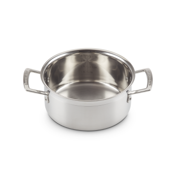 Le Creuset 3-ply Stainless Steel Casserole 20cm