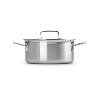 Le Creuset 3-ply Stainless Steel Casserole 20cm (4)