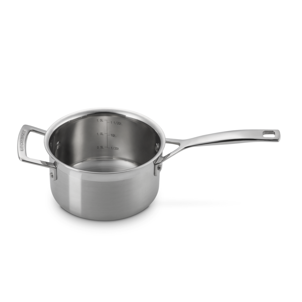 Le Creuset # Ply Stainless Saucepan 16cm (3)
